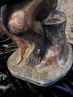 Figuur - Le penseur - 62 cm - Gepatineerd brons, Antiek en Kunst