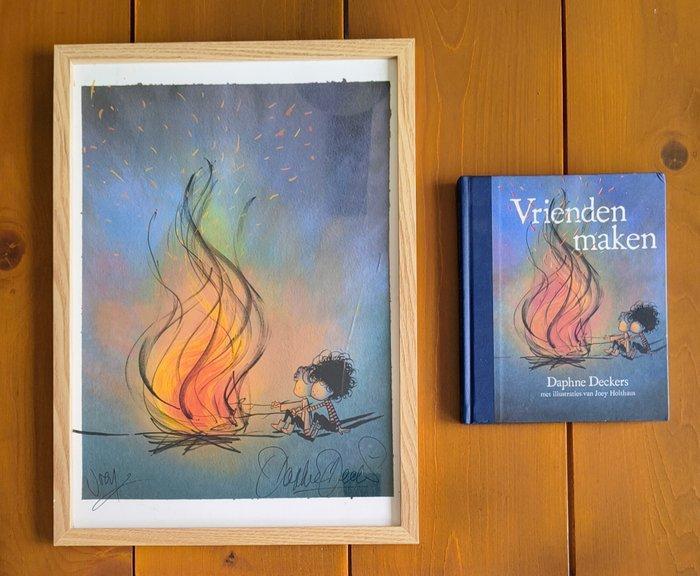 Daphne Deckers / Joey Holthaus - Vrienden Maken [+ originele, Antiek en Kunst, Antiek | Boeken en Bijbels