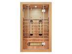Veiling - Infraroodcabine / Sauna Kiruna - 120x105x190 cm, Sport en Fitness, Sauna, Nieuw