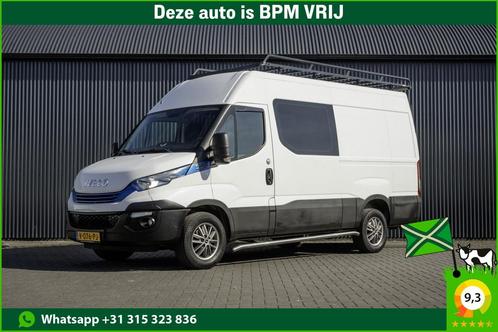 Iveco Daily 35S16 L2H2 | Automaat | 160PK | 3.5T Trekgewicht, Auto's, Bestelauto's, Lease, Blauw, Automaat, Wit, Financial lease