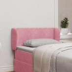 vidaXL Hoofdbord oor Roze 40 x 23 x 6 cm Fluweel, Verzenden, Nieuw, Stof