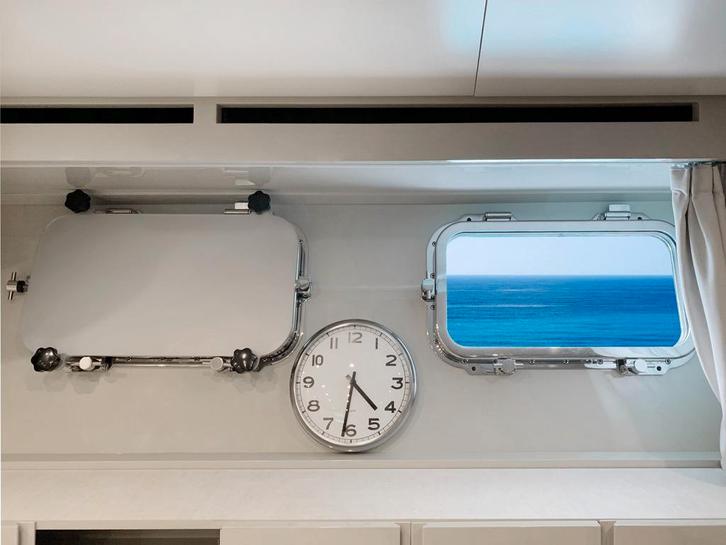 Bieden: SCM Livorno premium porthole with flood, Watersport en Boten, Bootonderdelen, Kombuis en Sanitair, Nieuw, Zeilboot of Motorboot