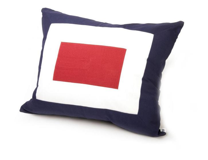 Bootkussen Signaalvlag W 50x60cm, Watersport en Boten, Bootonderdelen, Nieuw, Ophalen of Verzenden