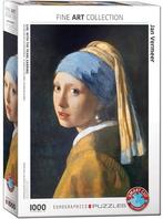 Meisje met de Parel - Johannes Vermeer Puzzel (1000 stukjes), Nieuw, Verzenden