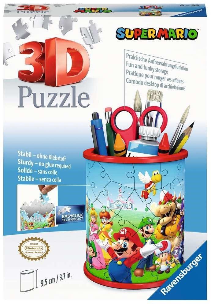 3D Puzzel - Pennenbak Super Mario (57 stukjes) |, Hobby en Vrije tijd, Denksport en Puzzels, Nieuw, Verzenden