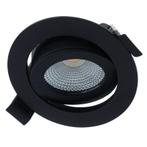 LED inbouwspot Varda Zwart 5W 420lm 60º 2700K IP44 | zaag.., Ophalen of Verzenden, Nieuw