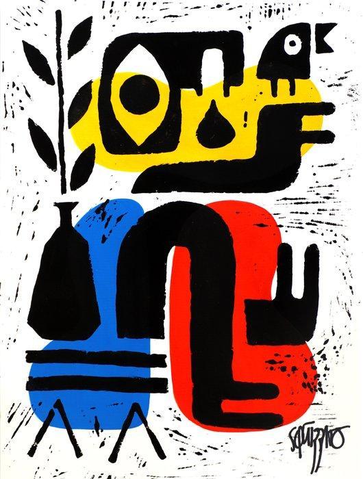 Antony Squizzato - Planté là, Antiek en Kunst, Kunst | Schilderijen | Modern