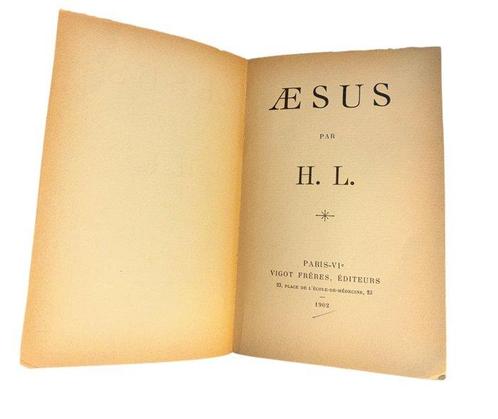 Henry liseray - Aesus - 1902, Antiek en Kunst, Antiek | Boeken en Bijbels