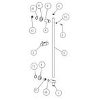 Glijstang BWS Lim 66 cm Met Wateraansluiting Geborsteld, Doe-het-zelf en Verbouw, Sanitair, Ophalen of Verzenden, Nieuw