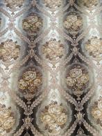 Venetiaanse gouden bloemen medaillon damaststof - Textiel -, Antiek en Kunst