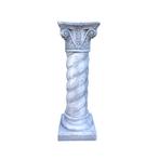 Sierlijke sokkel - stenen zuil - 96 cm - klassiek - twist, Huis en Inrichting, Woonaccessoires | Zuilen en Pilaren, Ophalen of Verzenden