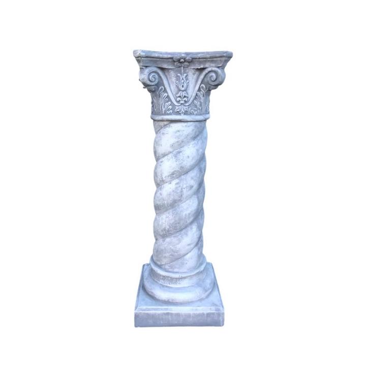 Sierlijke sokkel - stenen zuil - 96 cm - klassiek - twist, Huis en Inrichting, Woonaccessoires | Zuilen en Pilaren, Ophalen of Verzenden
