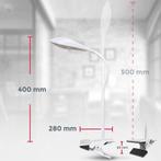 B.K.Licht LED klemlamp wit 3.5W 350lm 3000K met flexibele..., Huis en Inrichting, Ophalen of Verzenden, Nieuw
