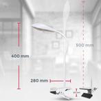 B.K.Licht LED klemlamp wit 3.5W 350lm 3000K met flexibele..., Ophalen of Verzenden, Nieuw