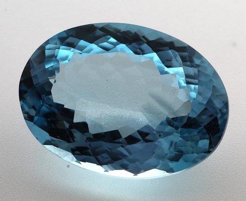 Zonder Minimumprijs Blauw Topaas - 28.11 ct - Instituto, Sieraden, Tassen en Uiterlijk, Edelstenen