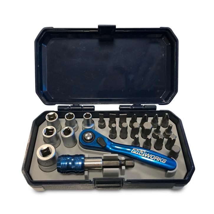 Mini-doppenset Proworks (Handgereedschap, Gereedschap), Motoren, Accessoires | Overige, Nieuw, Verzenden