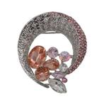 Firetti Broche Sieraad cadeau broche lente roos, Sieraden, Tassen en Uiterlijk, Broches, Verzenden, Nieuw