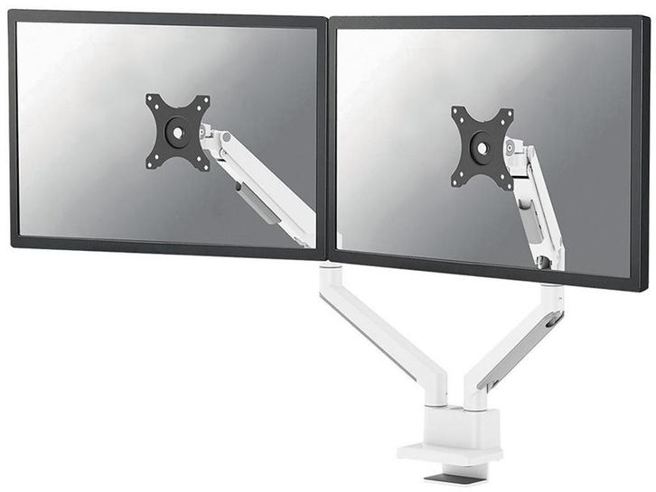 Neomounts DS70-250WH2 - Bureaumount - 2x 32 schermen - Full, Computers en Software, Monitoren, Zo goed als nieuw, Verzenden