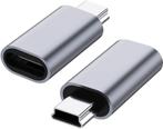 Type-C naar Mini USB 2.0 Adapter - Snel Opladen & Data Sync, Telecommunicatie, Mobiele telefoons | Toebehoren en Onderdelen, Nieuw