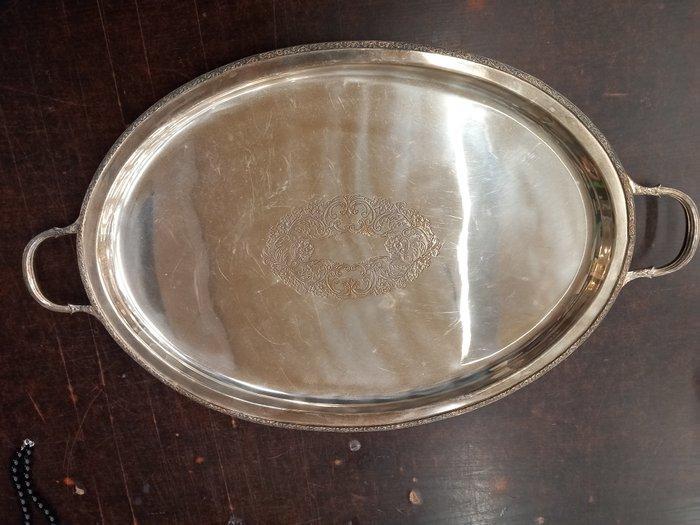 Dienblad - Staal - Argento Old Sheffield, Antiek en Kunst, Antiek | Meubels | Tafels