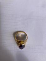 Ring - 18 karaat Geel goud Saffier - Geleid 18-karaats goud, Sieraden, Tassen en Uiterlijk, Ringen, Nieuw