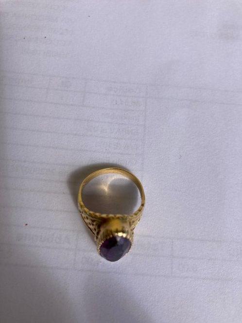 Ring - 18 karaat Geel goud Saffier - Geleid 18-karaats goud, Sieraden, Tassen en Uiterlijk, Ringen