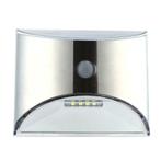 Solar wandlamp Flint RVS met bewegingsmelder, Zonne-energie, Verzenden, Minder dan 50 watt, Wandlamp