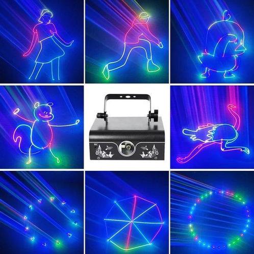 Animatie Laser ZIE VIDEO OP ONZE WEBSITE disco lichteffect, Muziek en Instrumenten, Licht en Laser, Laser, Nieuw, Geluidgestuurd