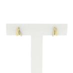 Bicolor gouden oorstekers (Oorbellen), Sieraden, Tassen en Uiterlijk, Oorbellen, Ophalen of Verzenden, Gebruikt, Overige kleuren