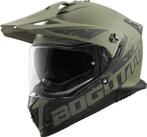 Bogotto FG-601 Duo Groen Fiberglas Enduro Helm, Motoren, Kleding | Motorhelmen, XXL, Nieuw met kaartje, Overige merken, Offroadhelm