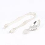 NO RESERVE - Suikerschepje - Suikertang (2) - .833 zilver -, Antiek en Kunst