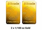 Lot 2 x 1/100 Troy Ounce - Goud .999 - Scottsdale - Gold Bar