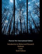 9781292020273 Introduction To Behavioral Research Methods, Verzenden, Gelezen, Mark Leary