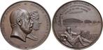 Bronze-medaille 1870 Brandenburg-Preussen Pruisen Wilhelm..., Verzenden