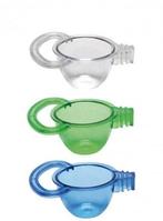 Blauw eivoerbakje met zitring - Voerbakjes    -, Verzenden, Nieuw