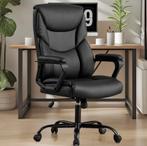 Ergonomische Gamingstoel – PU-Leder met Lendensteun, Bruin, Verzenden, Nieuw, Ergonomisch