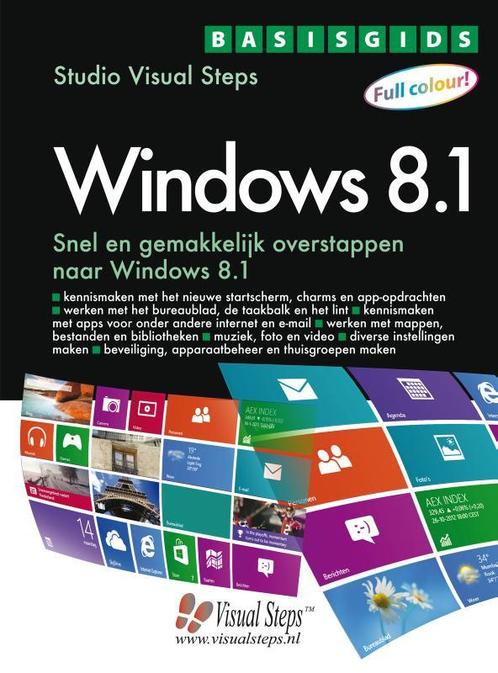 Basisgids Windows 8 9789059052680 Studio Visual Steps, Boeken, Informatica en Computer, Gelezen, Verzenden