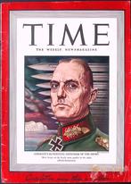 Cover Time Magazine1942 met Gerd von Rundstedt - kustverd..., Verzamelen, Verzenden, Foto of Poster