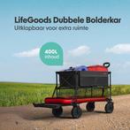 2dekans | LifeGoods Dubbele Bolderkar - Opvouwbare, Ophalen of Verzenden, Zo goed als nieuw, LifeGoods