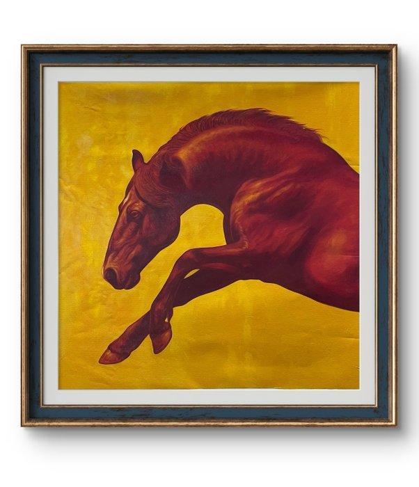 Cristian Mesa Velazquez - Ímpetu Dorado, Antiek en Kunst, Kunst | Designobjecten