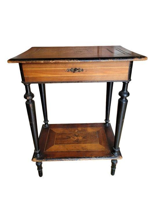 Bijzettafel - Marqueterie - Hout - Werkende Napoléon III, Antiek en Kunst, Antiek | Overige Antiek