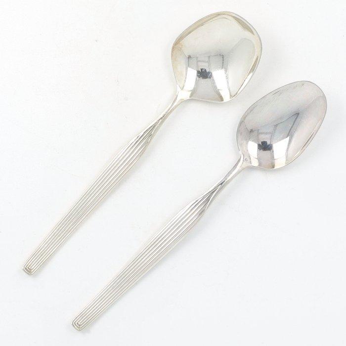 Robbe & Berking model: Metropolitan Koffielepels &, Antiek en Kunst, Antiek | Goud en Zilver
