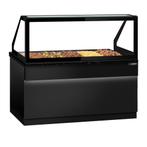 GGM Gastro | Warmhoudvitrine TORONTO - 1800mm - Zwarte |, Verzenden, Nieuw in verpakking