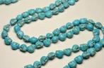 Turquoise - Memento Mori uitgehakte schedels blauw turquoise, Nieuw