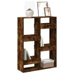 vidaXL Boekenkast 100x33x135 cm bewerkt hout gerookt, Huis en Inrichting, Verzenden, Nieuw, Overige houtsoorten