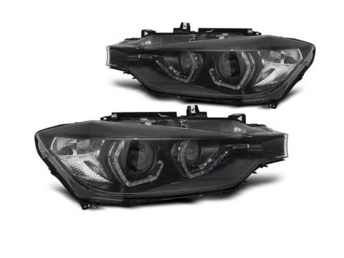 Angel Eyes LED DRL koplampen Black geschikt voor BMW F30-F31, Auto-onderdelen, Verlichting, Nieuw, BMW, Verzenden