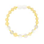 Barnsteen newborn armbandje - milk (12 cm), Nieuw