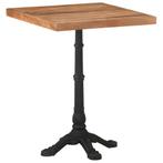 vidaXL Bistrotafel 60x60x76 cm massief acaciahout, Huis en Inrichting, Tafels | Eettafels, Verzenden, Nieuw