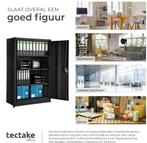 tectake® Archiefkast - Kantoorkast - Documentkast met 4 vakk, Verzenden, Zo goed als nieuw