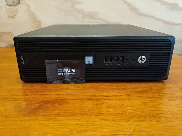 HP Workstation Z240 SFF | i7 6700 | 32gb DDR4 | 250gb SSD..., Computers en Software, Desktop Pc's, 3 tot 4 Ghz, SSD, Met videokaart